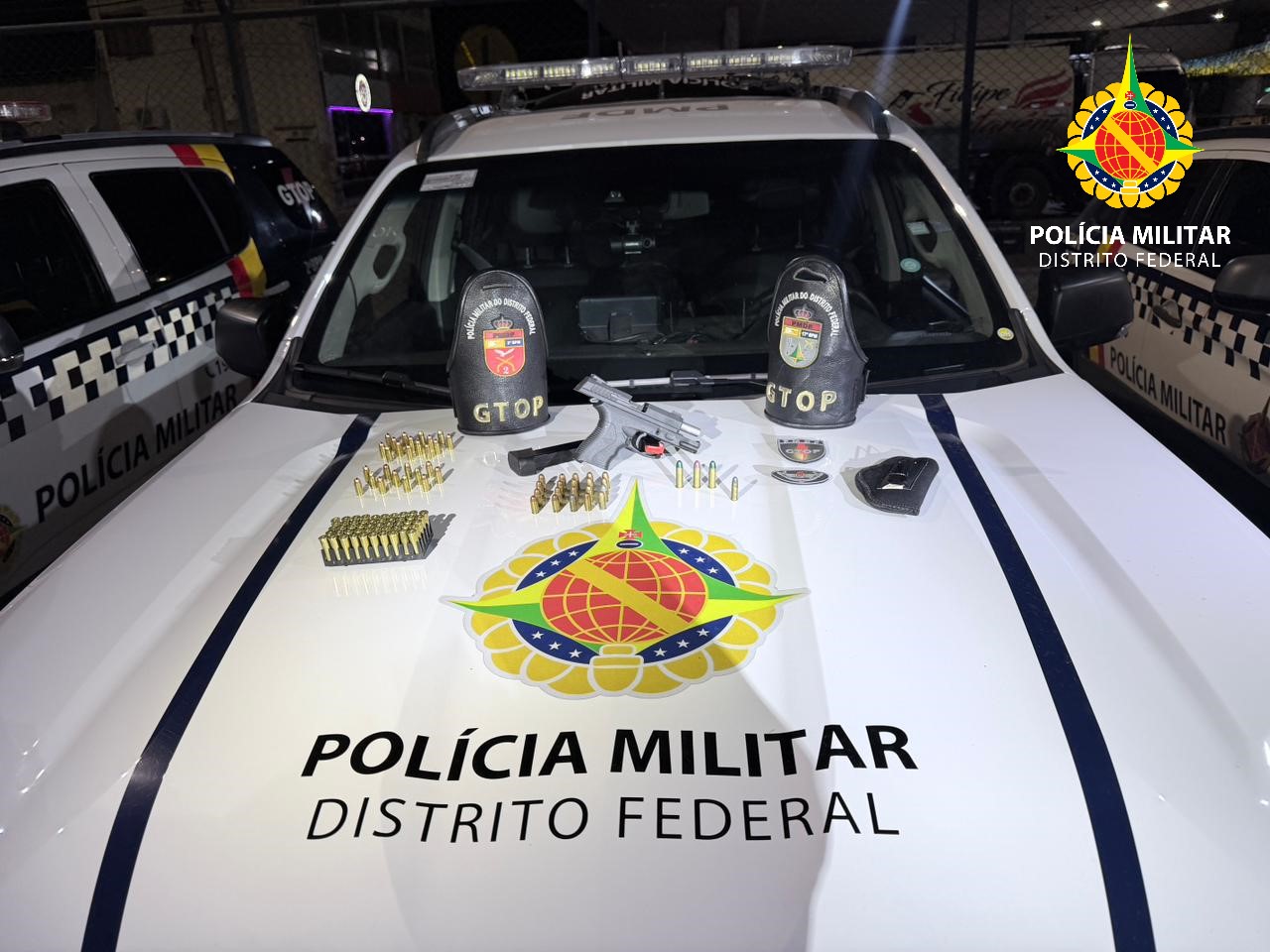 Homem é preso após disparar contra vizinho por som alto em Taguatinga