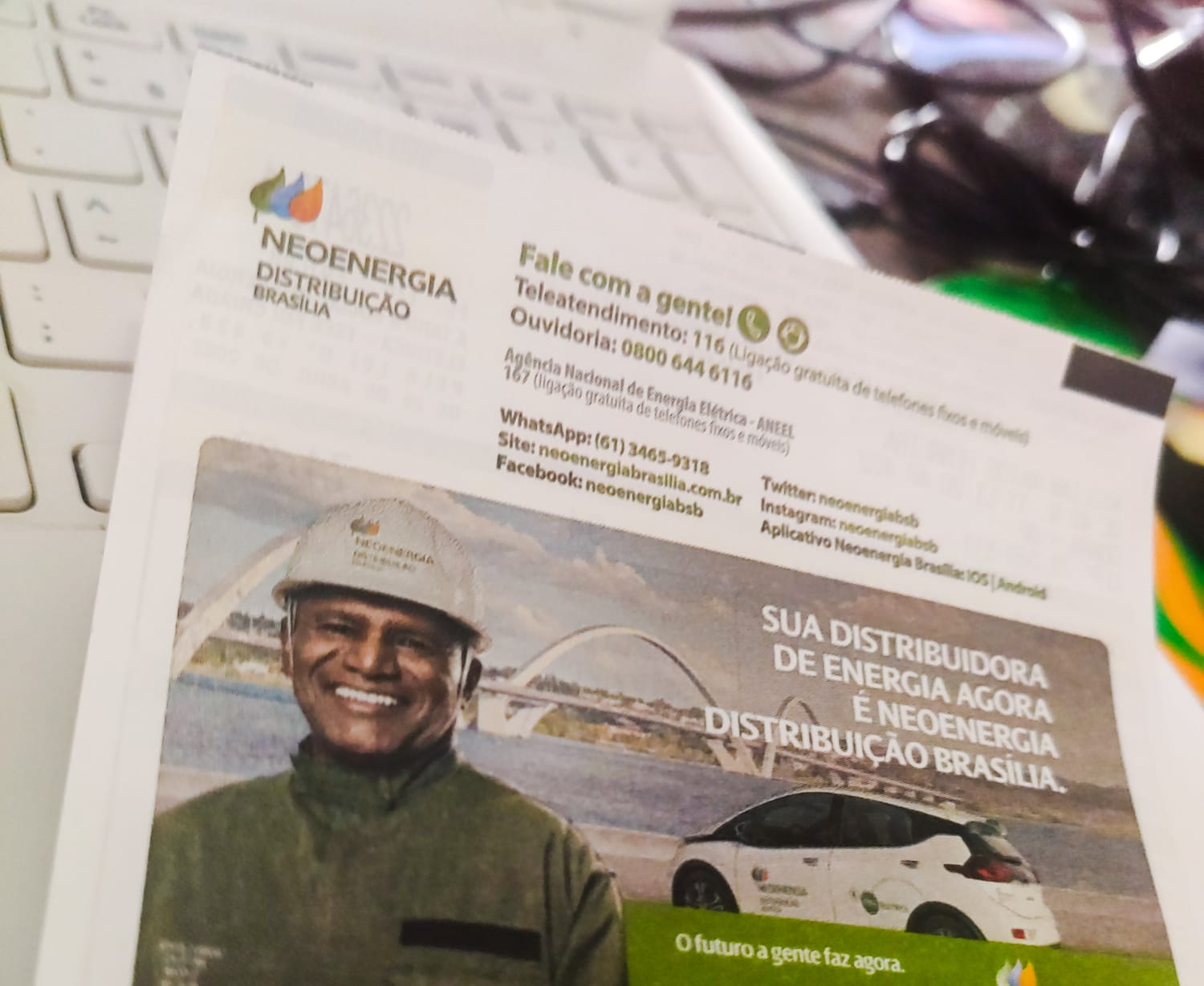 Número da Unidade Consumidora substitui código do cliente na conta de luz