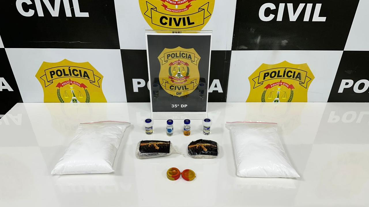 Suspeito de tráfico foge pela EPIA e é preso com 4 kg de cocaína